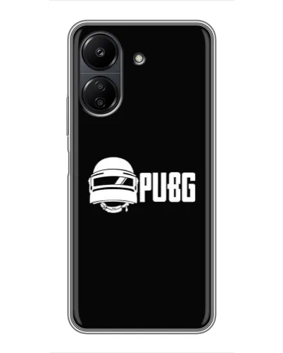 Чохол для Xiaomi POCO C65 з картинкою «PUBG — класичний лого»