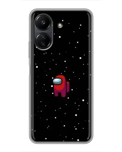 Чохол для Xiaomi POCO C65 з картинкою «Червоний Among Us»
