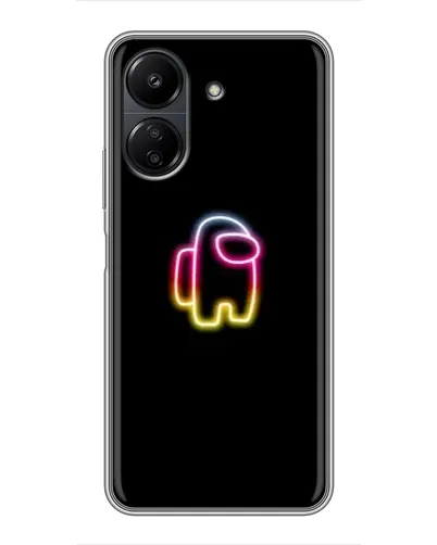 Чохол для Xiaomi POCO C65 з картинкою «Among Us градієнт»