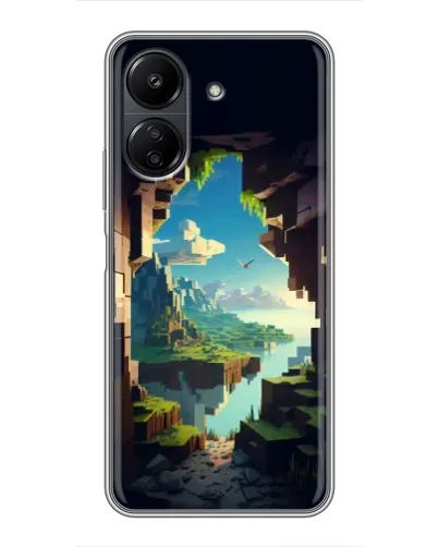 Чохол для Xiaomi POCO C65 з картинкою «Вид з печери»