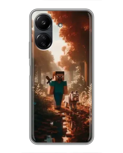 Чохол для Xiaomi POCO C65 з картинкою «Стів у лісі»