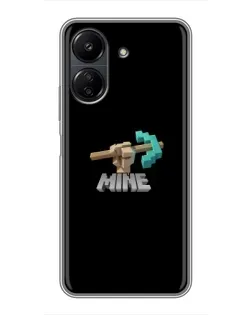 Чохол для Xiaomi POCO C65 з картинкою «Алмазне кайло»