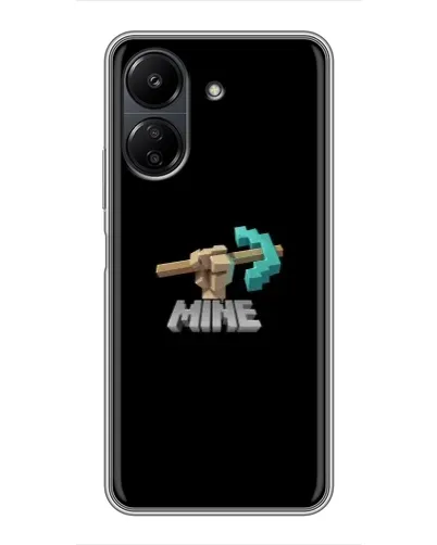Чохол для Xiaomi POCO C65 з картинкою «Алмазне кайло»
