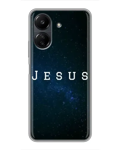 Чехол для Xiaomi POCO C65 с картинкой «Звездное небо Jesus»
