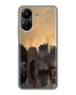 Чехол для Xiaomi POCO C65 с картинкой «Дорога к вере»