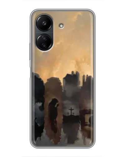Чехол для Xiaomi POCO C65 с картинкой «Дорога к вере»