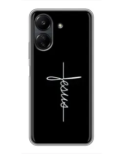 Чехол для Xiaomi POCO C65 с картинкой «Тонкая линия веры»