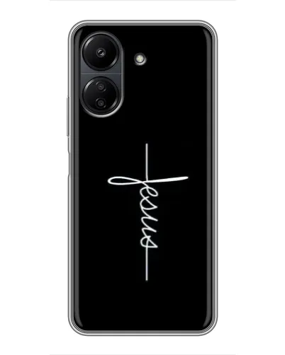 Чехол для Xiaomi POCO C65 с картинкой «Тонкая линия веры»