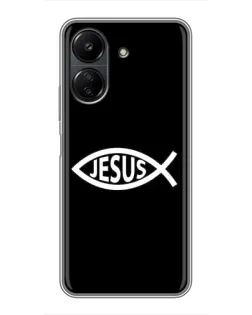 Чехол для Xiaomi POCO C65 с картинкой «Классический Jesus»