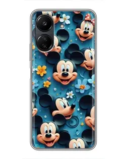 Чехол для Xiaomi POCO C65 с картинкой «Паттерн Микки и Минни» Чехол для Xiaomi POCO C65 с картинкой «Паттерн Микки и Минни»