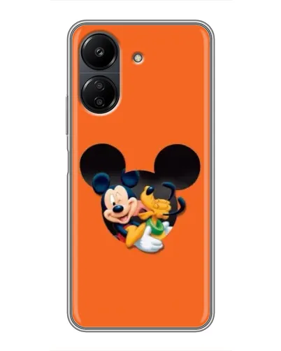 Чехол для Xiaomi POCO C65 с картинкой «Сердце Микки Минни» Чехол для Xiaomi POCO C65 с картинкой «Сердце Микки Минни»