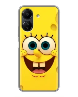Чехол для Xiaomi POCO C65 с картинкой «Губка Боб улыбка» Чехол для Xiaomi POCO C65 с картинкой «Губка Боб улыбка»