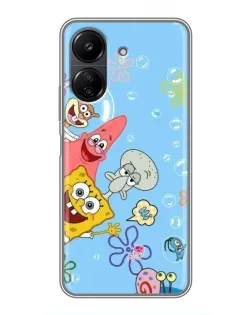 Чехол для Xiaomi POCO C65 с картинкой «Веселые пузырьки» Чехол для Xiaomi POCO C65 с картинкой «Веселые пузырьки»