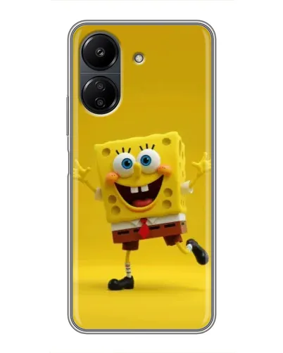 Чохол для Xiaomi POCO C65 з картинкою «Позитивний Губка Боб» Чохол для Xiaomi POCO C65 з картинкою «Позитивний Губка Боб»