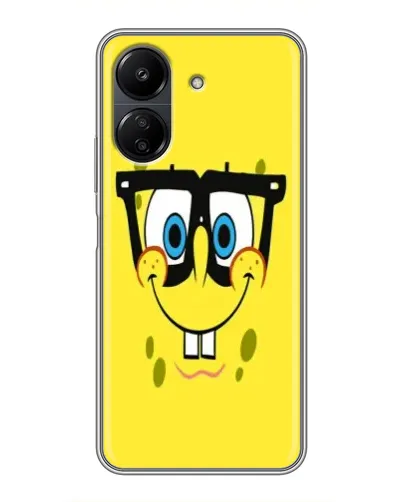Чехол для Xiaomi POCO C65 с картинкой «Минималистичный Спанч Боб» Чехол для Xiaomi POCO C65 с картинкой «Минималистичный Спанч Боб»