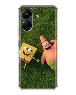 Чехол для Xiaomi POCO C65 с картинкой «Друзья на лужайке» Чехол для Xiaomi POCO C65 с картинкой «Друзья на лужайке»