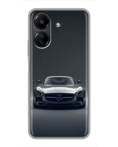 Чехол для Xiaomi POCO C65 с картинкой «Mercedes на черном» Чехол для Xiaomi POCO C65 с картинкой «Mercedes на черном»