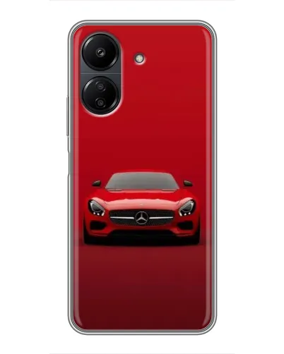 Чехол для Xiaomi POCO C65 с картинкой «Красный Mercedes AMG» Чехол для Xiaomi POCO C65 с картинкой «Красный Mercedes AMG»