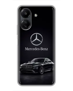 Чехол для Xiaomi POCO C65 с картинкой «Mercedes — решетка радиатора» Чехол для Xiaomi POCO C65 с картинкой «Mercedes — решетка радиатора»