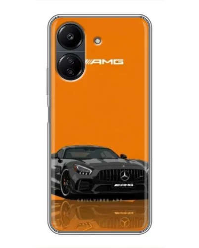 Чехол для Xiaomi POCO C65 с картинкой «Оранжевый Mercedes AMG» Чехол для Xiaomi POCO C65 с картинкой «Оранжевый Mercedes AMG»