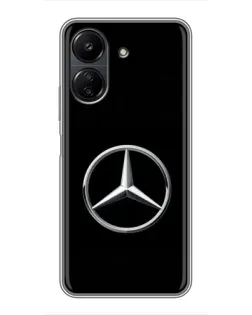 Чехол для Xiaomi POCO C65 с картинкой «Mercedes классический лого» Чехол для Xiaomi POCO C65 с картинкой «Mercedes классический лого»