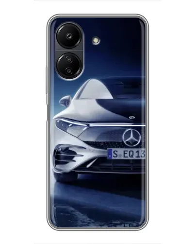 Чехол для Xiaomi POCO C65 с картинкой «Mercedes EQ — будущее» Чехол для Xiaomi POCO C65 с картинкой «Mercedes EQ — будущее»