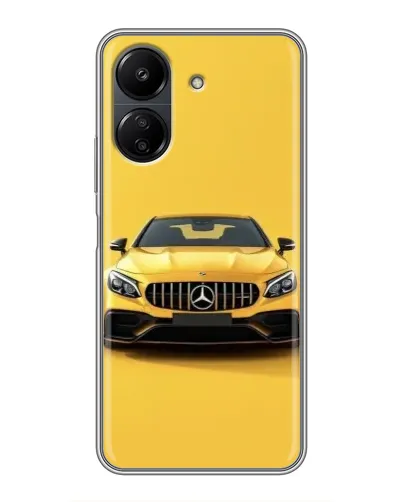Чехол для Xiaomi POCO C65 с картинкой «Желтый Mercedes GT» Чехол для Xiaomi POCO C65 с картинкой «Желтый Mercedes GT»