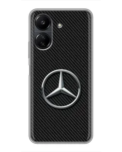 Чехол для Xiaomi POCO C65 с картинкой «Карбоновый Mercedes стиль» Чехол для Xiaomi POCO C65 с картинкой «Карбоновый Mercedes стиль»