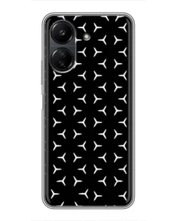 Чехол для Xiaomi POCO C65 с картинкой «Mercedes паттерн звезд» Чехол для Xiaomi POCO C65 с картинкой «Mercedes паттерн звезд»