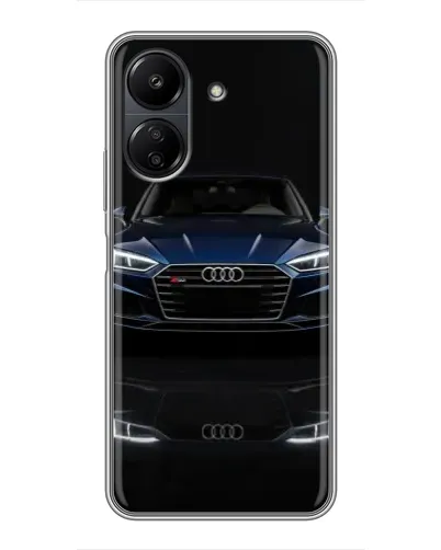 Чохол для Xiaomi POCO C65 з картинкою «Audi — нічне відображення» Чохол для Xiaomi POCO C65 з картинкою «Audi — нічне відображення»