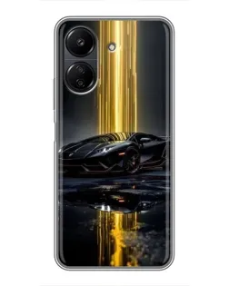 Чехол для Xiaomi POCO C65 с картинкой «Ночной Lamborghini драйв» Чехол для Xiaomi POCO C65 с картинкой «Ночной Lamborghini драйв»