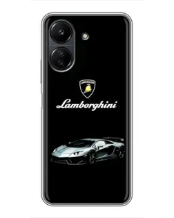 Чехол для Xiaomi POCO C65 с картинкой «Логотип Lamborghini классика» Чехол для Xiaomi POCO C65 с картинкой «Логотип Lamborghini классика»