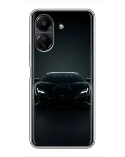 Чехол для Xiaomi POCO C65 с картинкой «Черный Lamborghini Aventador» Чехол для Xiaomi POCO C65 с картинкой «Черный Lamborghini Aventador»