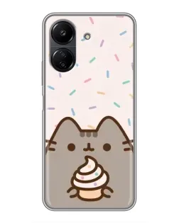 Чехол для Xiaomi POCO C65 с картинкой «Пушин с кексом» Чехол для Xiaomi POCO C65 с картинкой «Пушин с кексом»