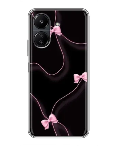 Чехол для Xiaomi POCO C65 с картинкой «Розовые ленты»
