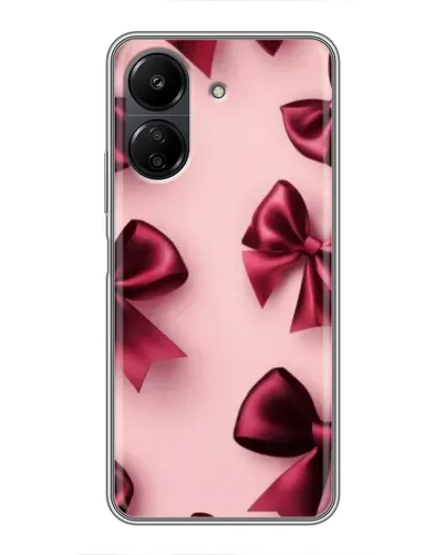 Чехол для Xiaomi POCO C65 с картинкой «Бордовый атлас»