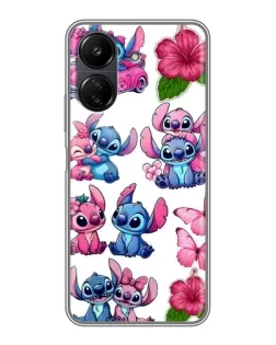 Чехол для Xiaomi POCO C65 с картинкой «Стикеры Stitch и Angel» Чехол для Xiaomi POCO C65 с картинкой «Стикеры Stitch и Angel»