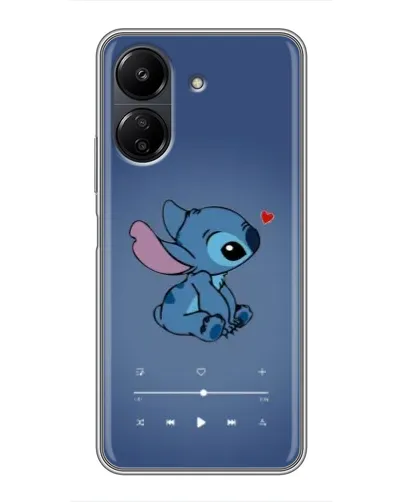 Чехол для Xiaomi POCO C65 с картинкой «Музыкальный Stitch»