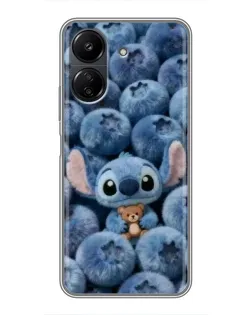Чехол для Xiaomi POCO C65 с картинкой «Стич и голубика» Чехол для Xiaomi POCO C65 с картинкой «Стич и голубика»