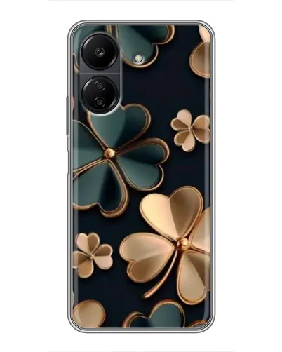 Чехол для Xiaomi POCO C65 с картинкой «Клевер в золоте» Чехол для Xiaomi POCO C65 с картинкой «Клевер в золоте»