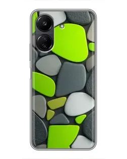 Чехол для Xiaomi POCO C65 с картинкой «Яркая неоновая галька» Чехол для Xiaomi POCO C65 с картинкой «Яркая неоновая галька»