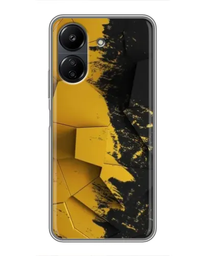 Чехол для Xiaomi POCO C65 с картинкой «Золотые осколки геометрии» Чехол для Xiaomi POCO C65 с картинкой «Золотые осколки геометрии»