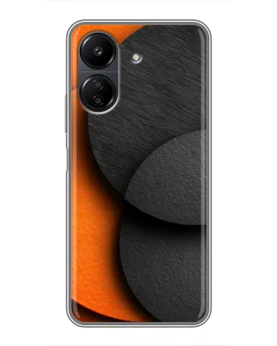 Чехол для Xiaomi POCO C65 с картинкой «Геометрия оранжевых кругов» Чехол для Xiaomi POCO C65 с картинкой «Геометрия оранжевых кругов»
