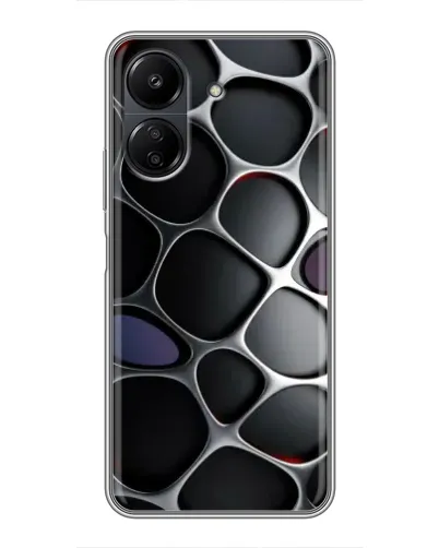Чехол для Xiaomi POCO C65 с картинкой «Объемная темная решетка» Чехол для Xiaomi POCO C65 с картинкой «Объемная темная решетка»