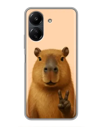 Чехол для Xiaomi POCO C65 с картинкой «Капибара виктория» Чехол для Xiaomi POCO C65 с картинкой «Капибара виктория»