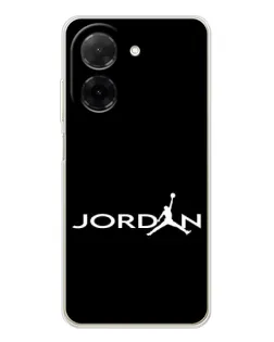 Чехол для Xiaomi Poco C71 с картинкой «Jordan White Logo» Чехол для Xiaomi Poco C71 с картинкой «Jordan White Logo»