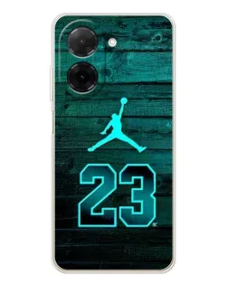 Чехол для Xiaomi Poco C71 с картинкой «Jordan Cyan 23» Чехол для Xiaomi Poco C71 с картинкой «Jordan Cyan 23»