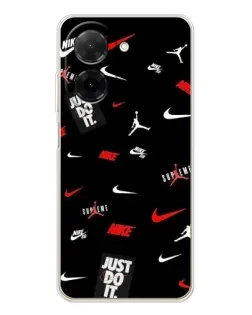 Чехол для Xiaomi Poco C71 с картинкой «Nike Mix Pattern» Чехол для Xiaomi Poco C71 с картинкой «Nike Mix Pattern»