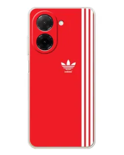 Чехол для Xiaomi Poco C71 с картинкой «Красный минимализм Adidas» Чехол для Xiaomi Poco C71 с картинкой «Красный минимализм Adidas»