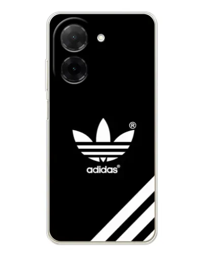 Чехол для Xiaomi Poco C71 с картинкой «Adidas с диагональными полосами»